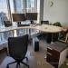 White Powered L Suite Sit Stand Desks Starting at $600